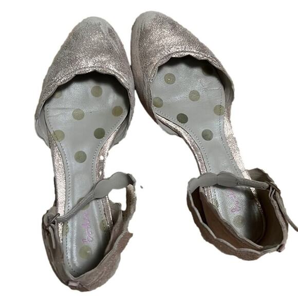 BODEN GOLD SHIMMERY ANLE‎ STRAPS SANDALS SIZE 9 - Picture 2 of 6